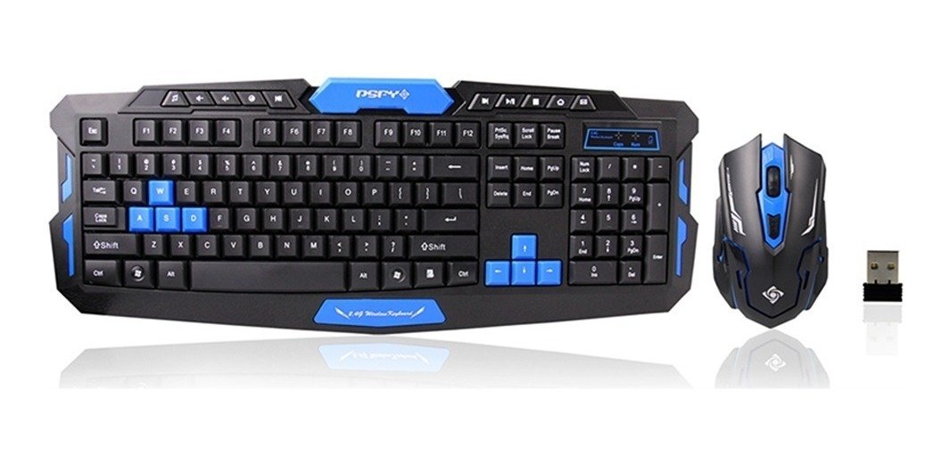 Combo Teclado Mouse Gamer Inalámbrico Hk8100 - Imagen 3