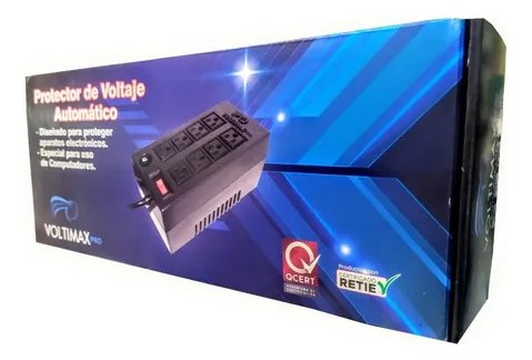 Regulador De Voltaje Voltimax Pro 1800w 8 Salidas - Imagen 3
