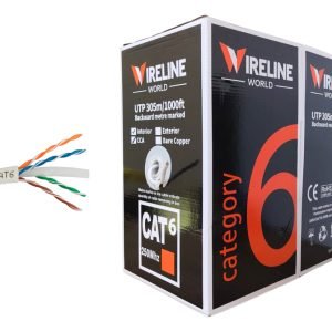 Caja Cable De Red Utp Cat 6 Caja X 300 Mts Alto Rendimiento