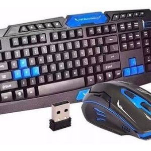 Kit De Teclado Y Ratón Inalámbrico Para Jugadores Hk8100, 1000-1600 Dpi, Teclado, Color Otro
