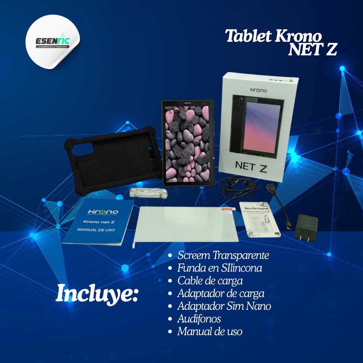 Tablet Krono Net Z Con Batería 3000 Mah Y Pantalla De 7 Hd - Imagen 5
