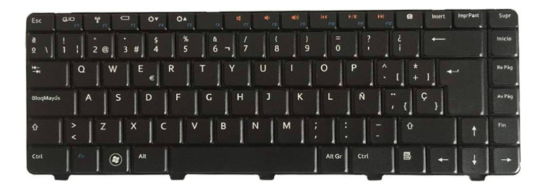 Teclado Para Dell Inspiron 13r N3010 Antifluido - Imagen 3