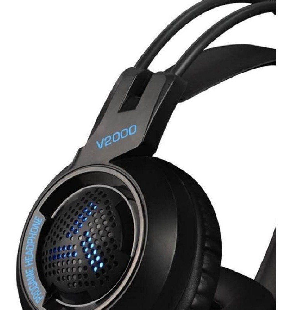Diadema Gamer V2000 Rgb Súper Bajos - Imagen 4