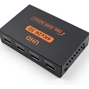 Hdx Divisor Hdmi Splitter 4k 1x4 Negro 30m 4 Salidas Hembra