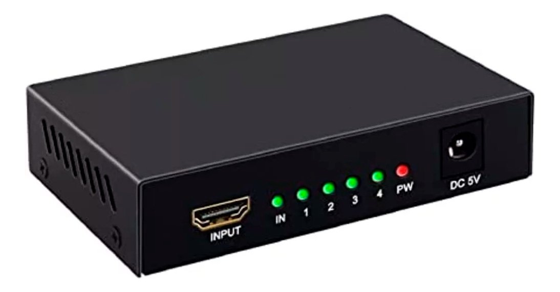 Splitter Hdmi 1 X 4 Salidas 1080p
