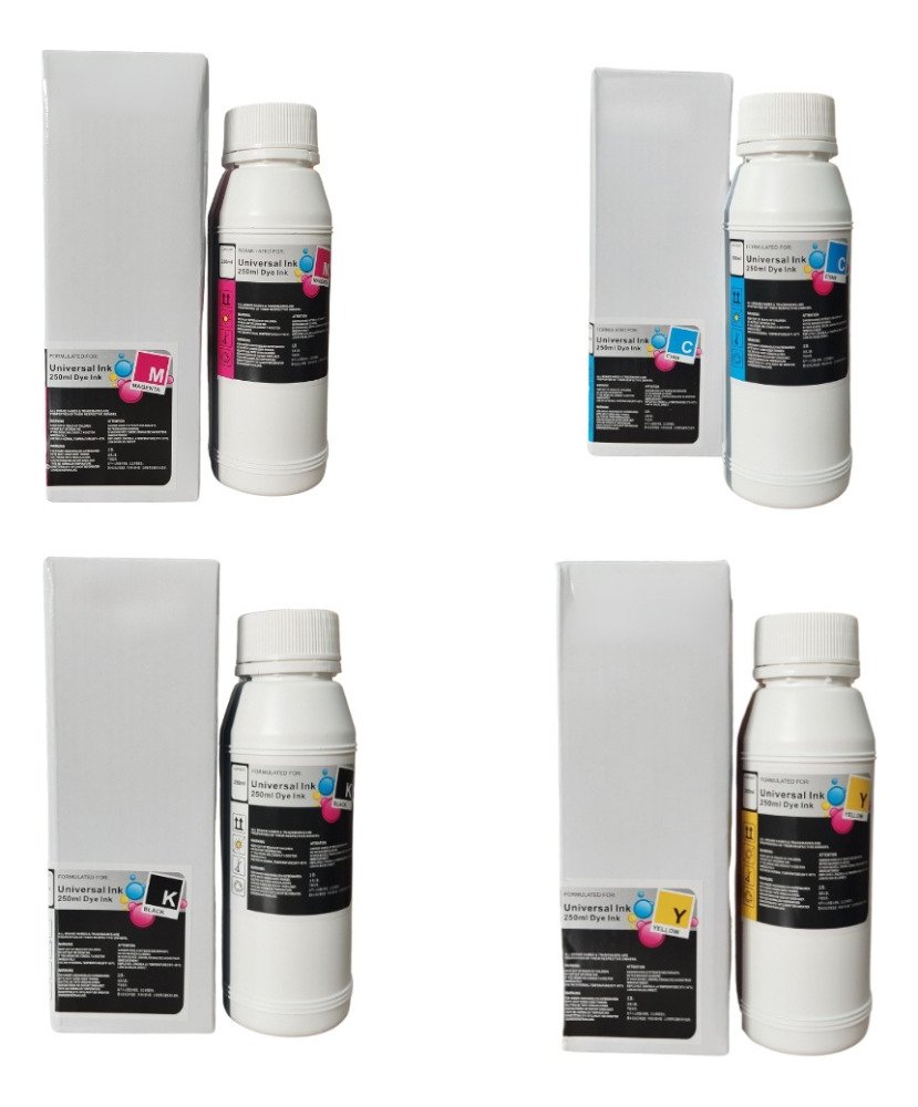 4 Tintas Para Epson Wf-2540 De 250ml Con Sistema Adaptado - Imagen 4