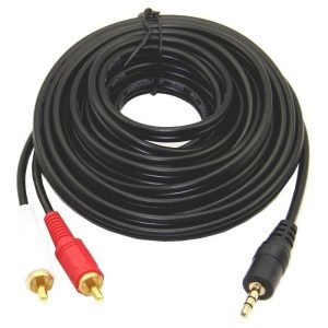Cable Audio 2 A 1 Rca/ Plug 3.5mm De 1.5m Longitud