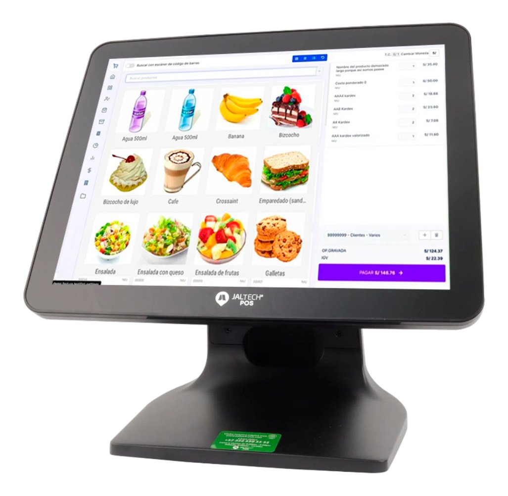 Todo En Uno Jaltech Pos Core I7 Aluminio 128gb Supermercados - Imagen 9