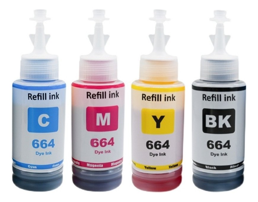 Kit X 4 Tintas Para Epson 664 L210 L380 L395 L495 L555 L355 - Imagen 3