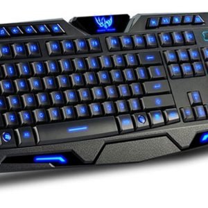 Teclado Usb Brobotix 420028 Ergonómico Iluminación Rgb /v