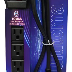 Multitoma Voltimax 15a 1800w 2 Metros 6 Salidas
